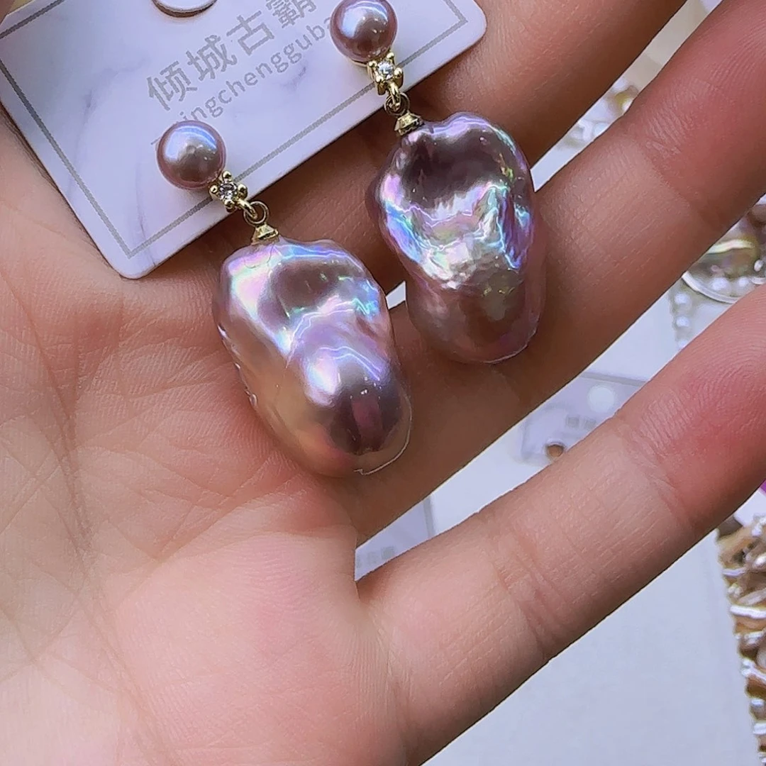 银S925镶嵌项链定制484淡水珍珠一****行