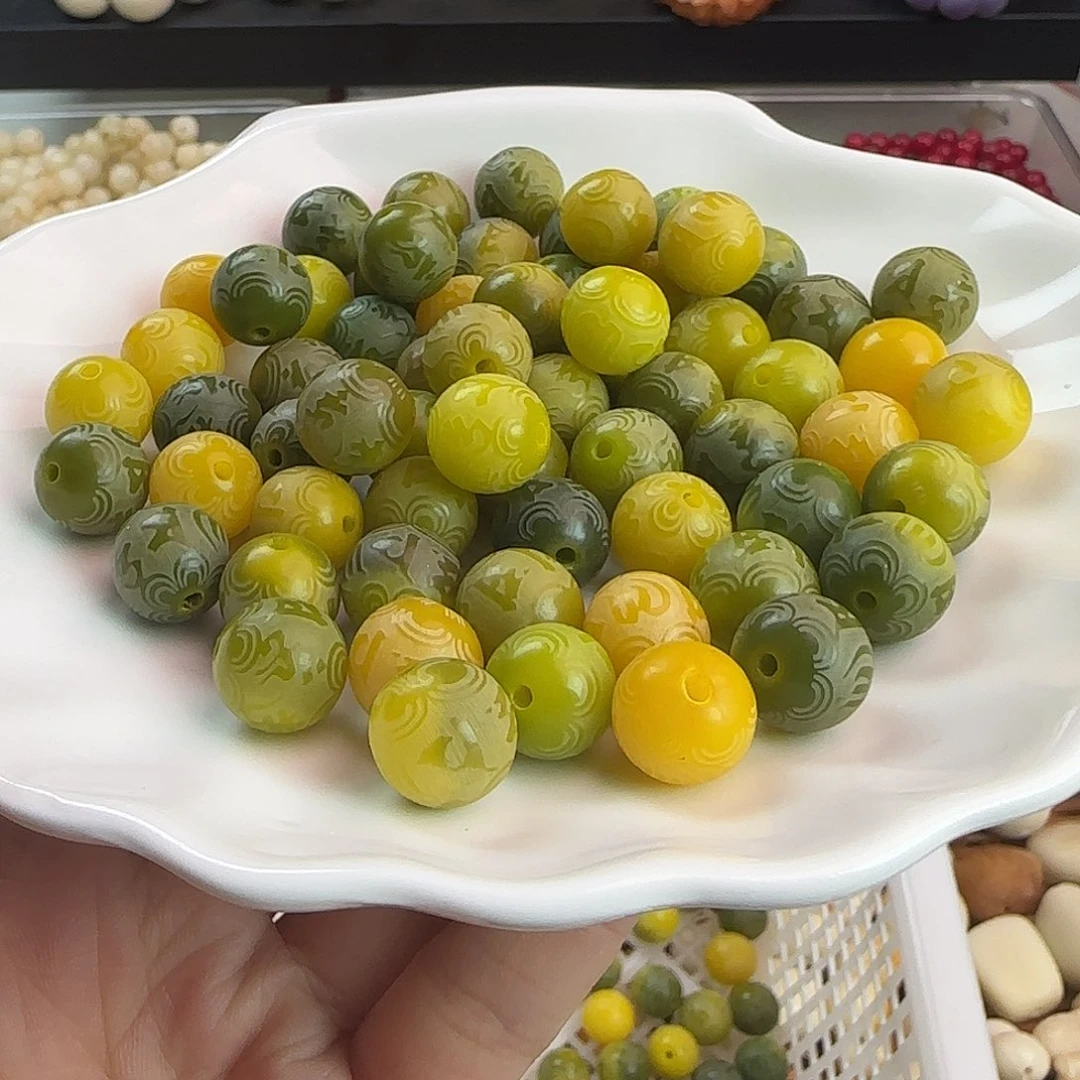 菩提根/象牙果手串卡12青柠箴言圆30卡牌➕20备珠（2单宠20颗）