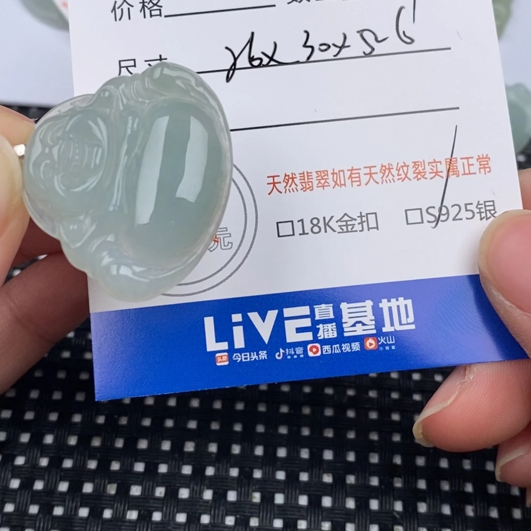 翡翠银S925镶嵌颈饰