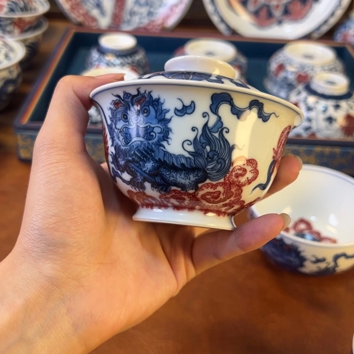 摆件景德镇茶器百宝箱