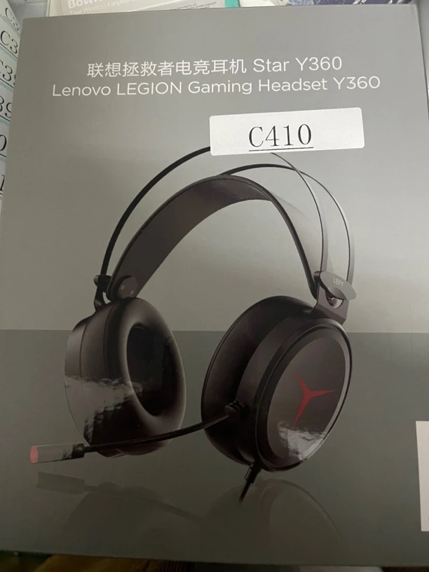 准新品 Lenovo/联想 捡漏联想拯救者耳机Y360拆封不退编号C410