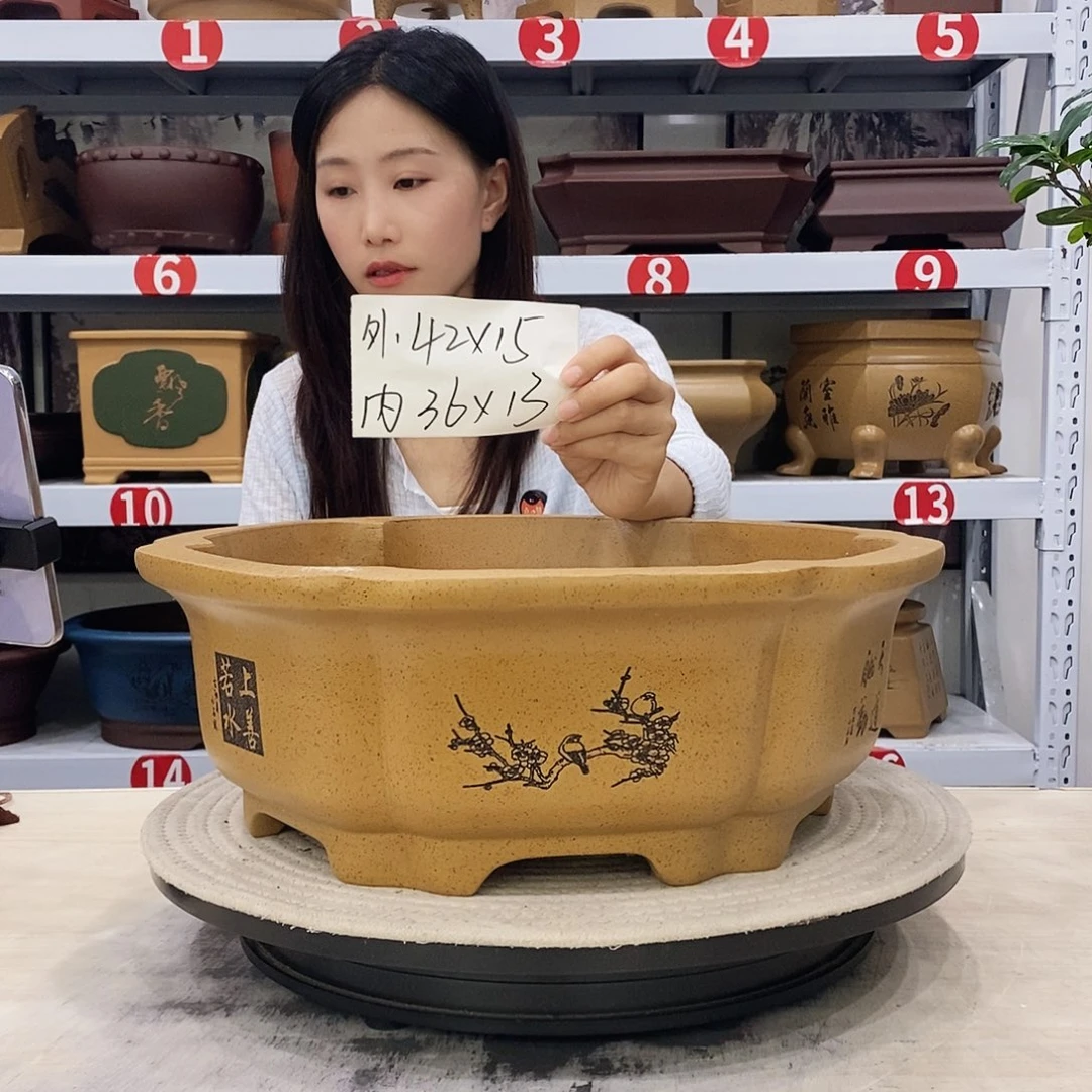 紫砂花盆紫砂花盆