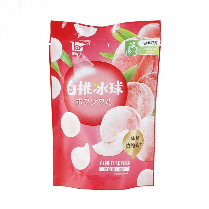景丽华白桃冰球80g