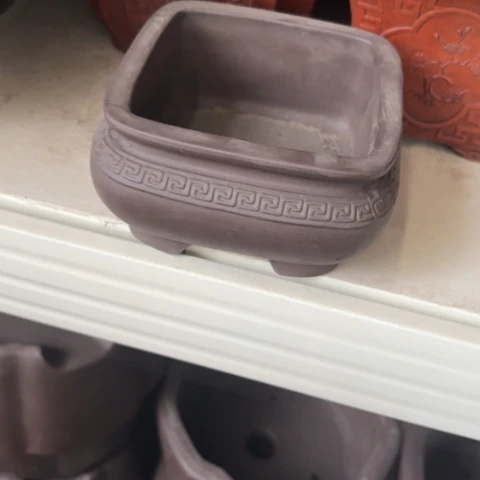 紫砂花盆100-6。100-6