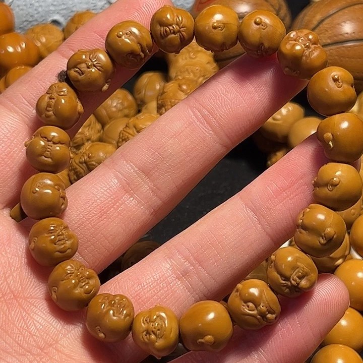 橄榄核手串/手链猴头精工百态