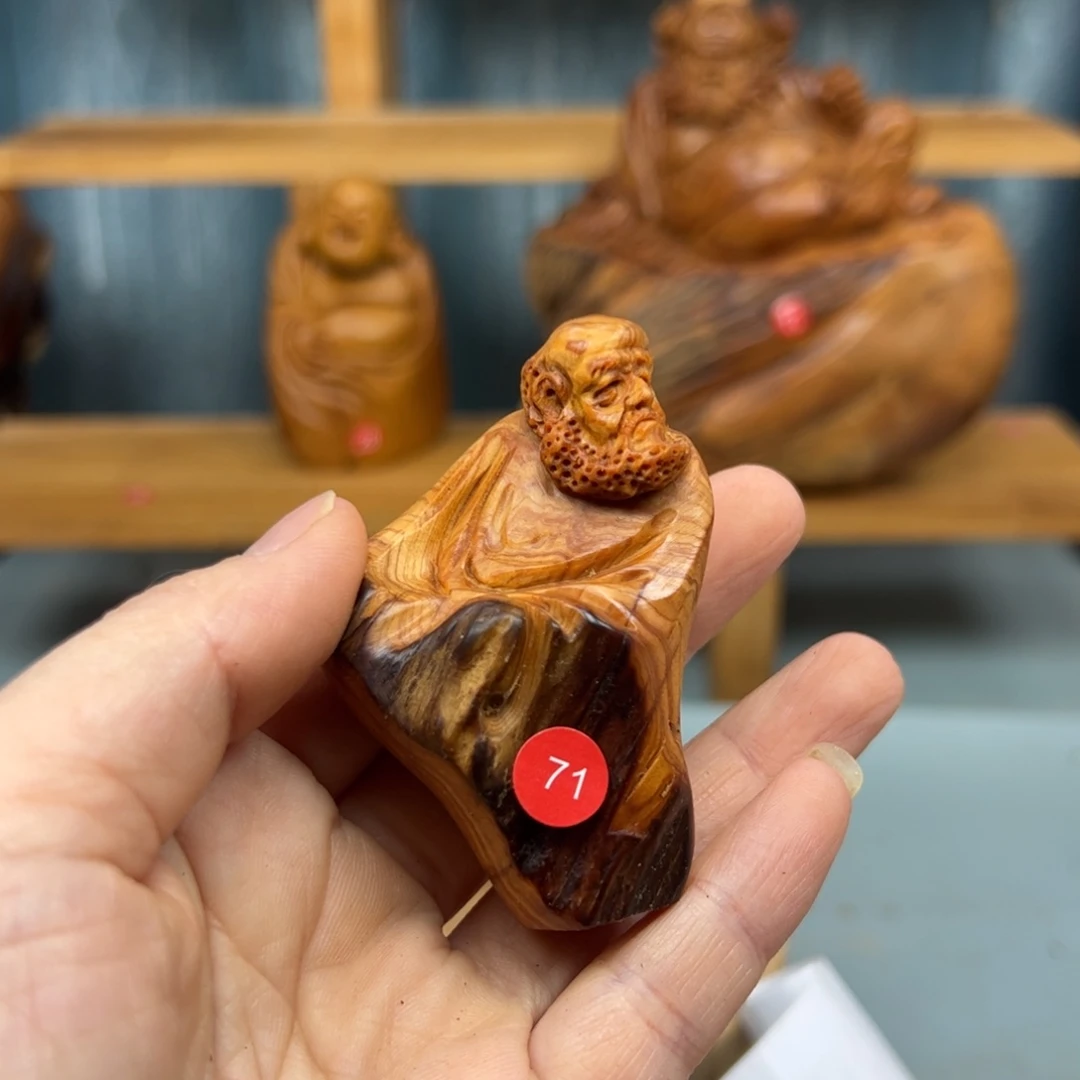 用***9木崖柏木摆件手把件，