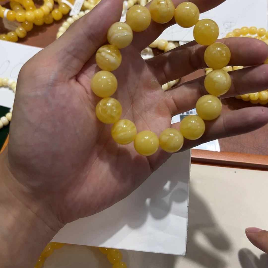 琥珀未镶嵌手链卡 15➕