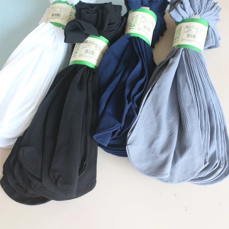 男士夏季薄款中筒防臭透气短袜超薄纯色男袜