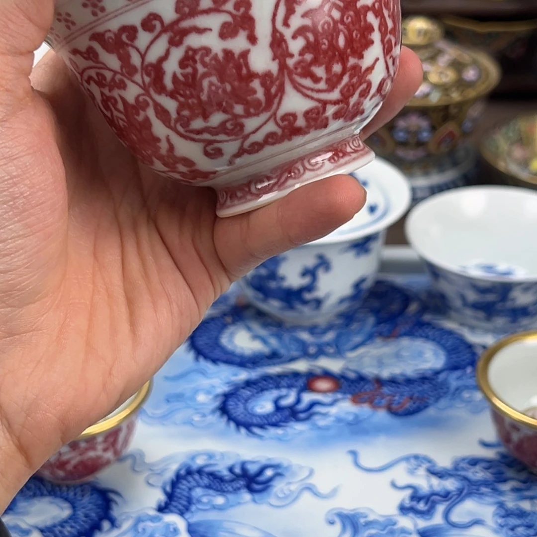老***姚瓷片景德镇手工手绘陶瓷