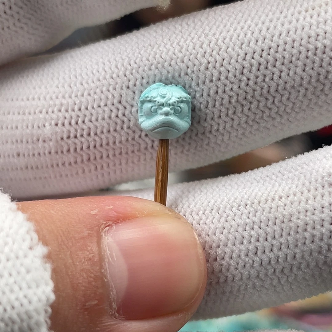 绿松石未镶嵌挂件