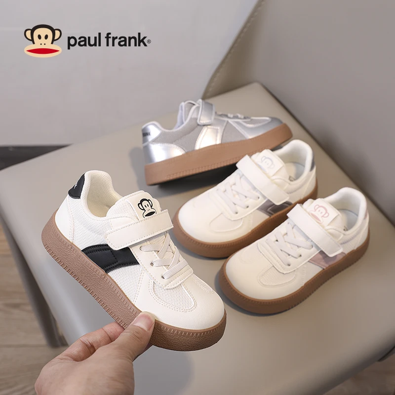 大嘴猴童鞋网面透气儿童板鞋2025春季新款男女童校园百搭运动鞋潮