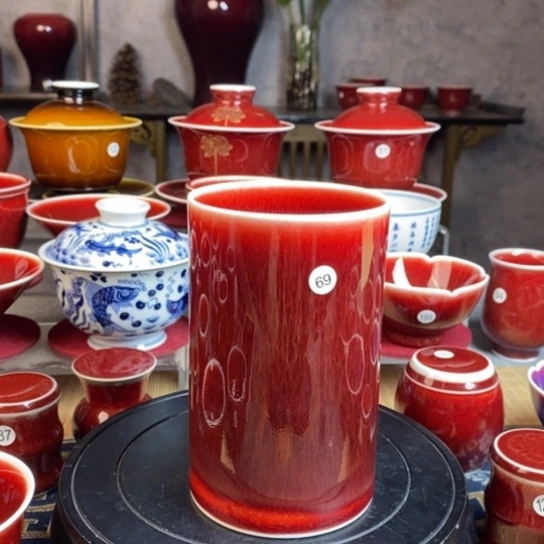 【闪购商品】景德镇名陶坊原矿郎红