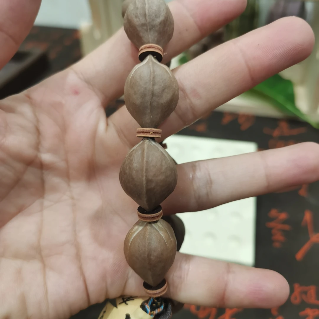 梅林铁核原生态素串17*24直心料