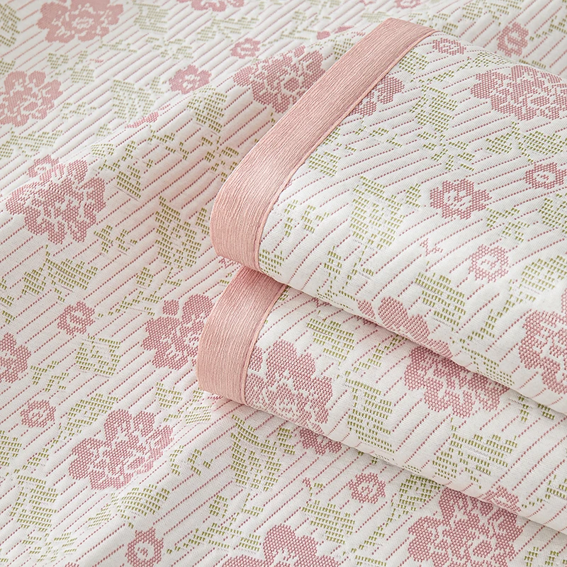 夏韵-冰豆豆小清新凉席夏季专属凉豆豆平铺床笠式凉席