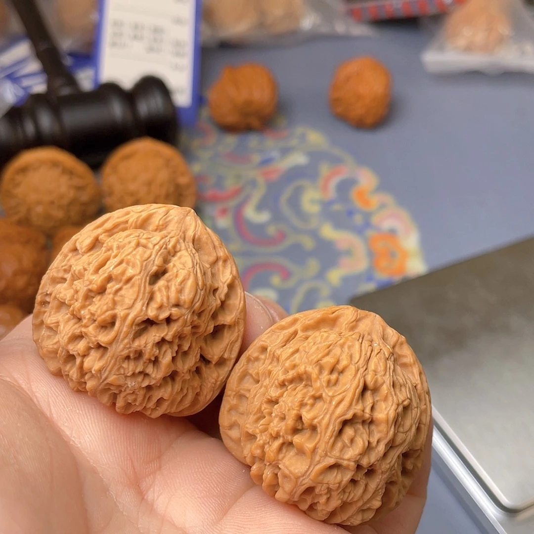 文玩核桃把件蓝**涛南疆石福利