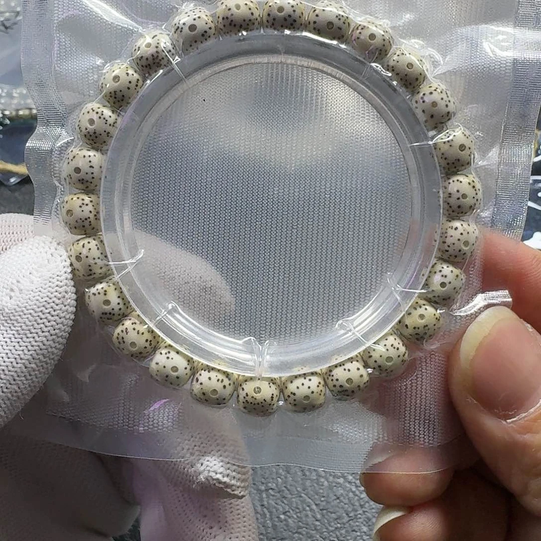 星月菩提手串星月菩提9*8原生态手串（氧化走色）