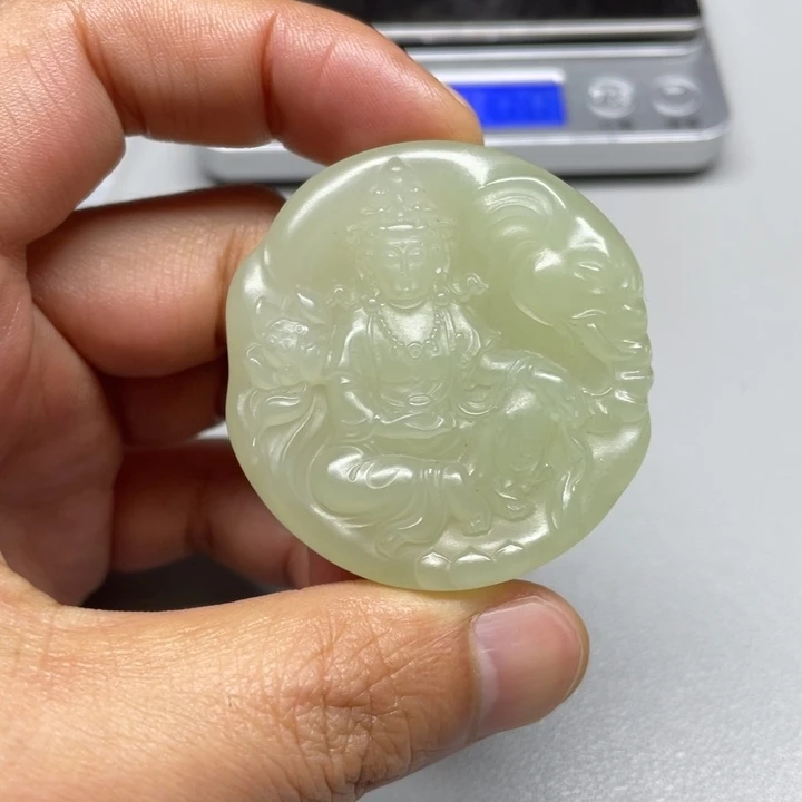 和田玉吊坠(不含链)未镶嵌用****5