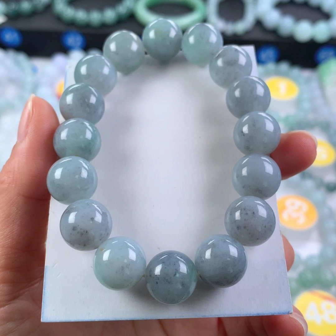 翡翠未镶嵌手链卡13