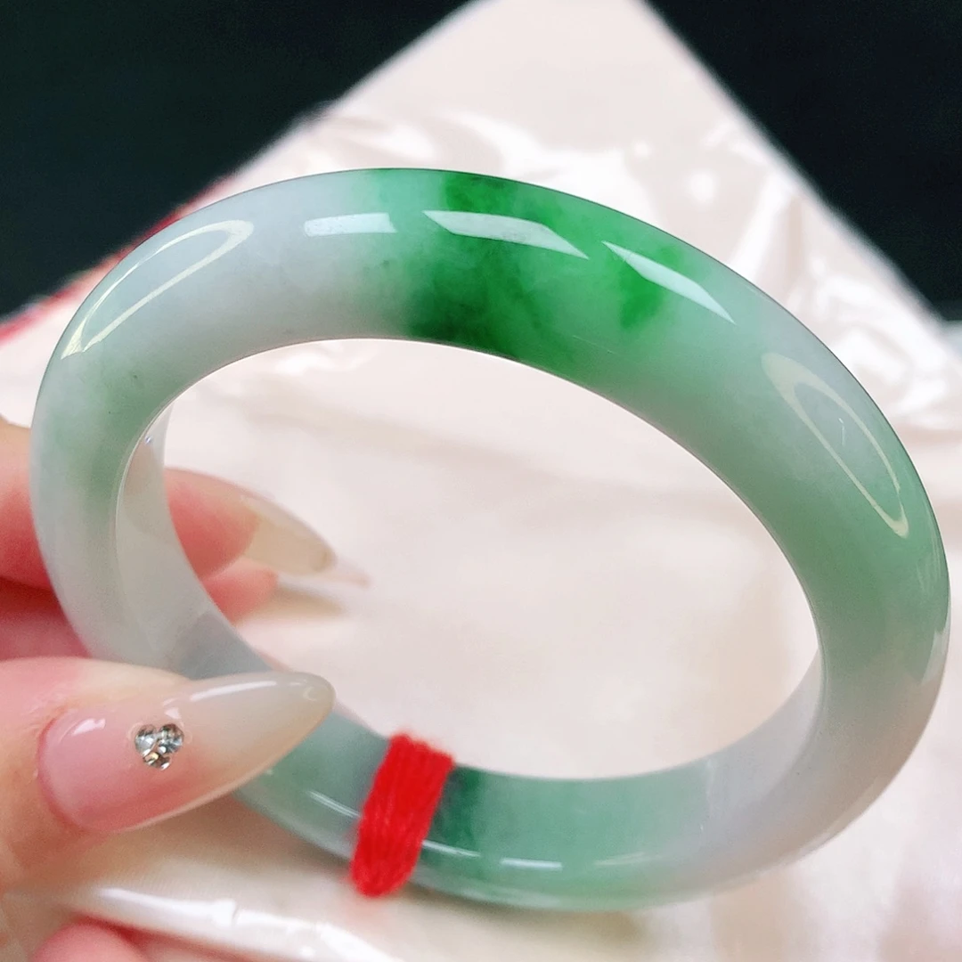 翡翠未镶嵌手镯天然翡翠1305