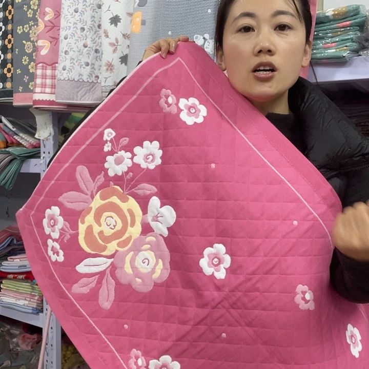 棉处理特价粉色牡丹