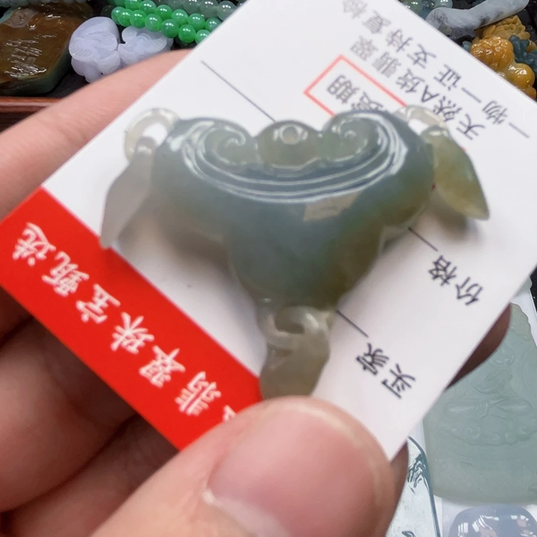 颈饰未镶嵌翡翠爱心锁