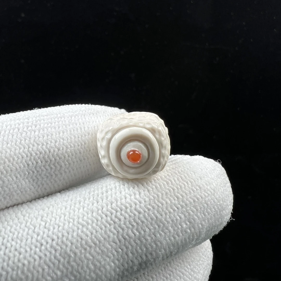 X7520天然猛犸牙 配饰 13.8*11mm支持鉴定 假一罚四