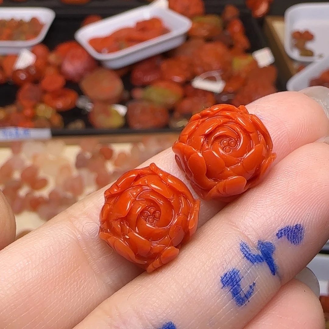 南红玛瑙未镶嵌颈饰