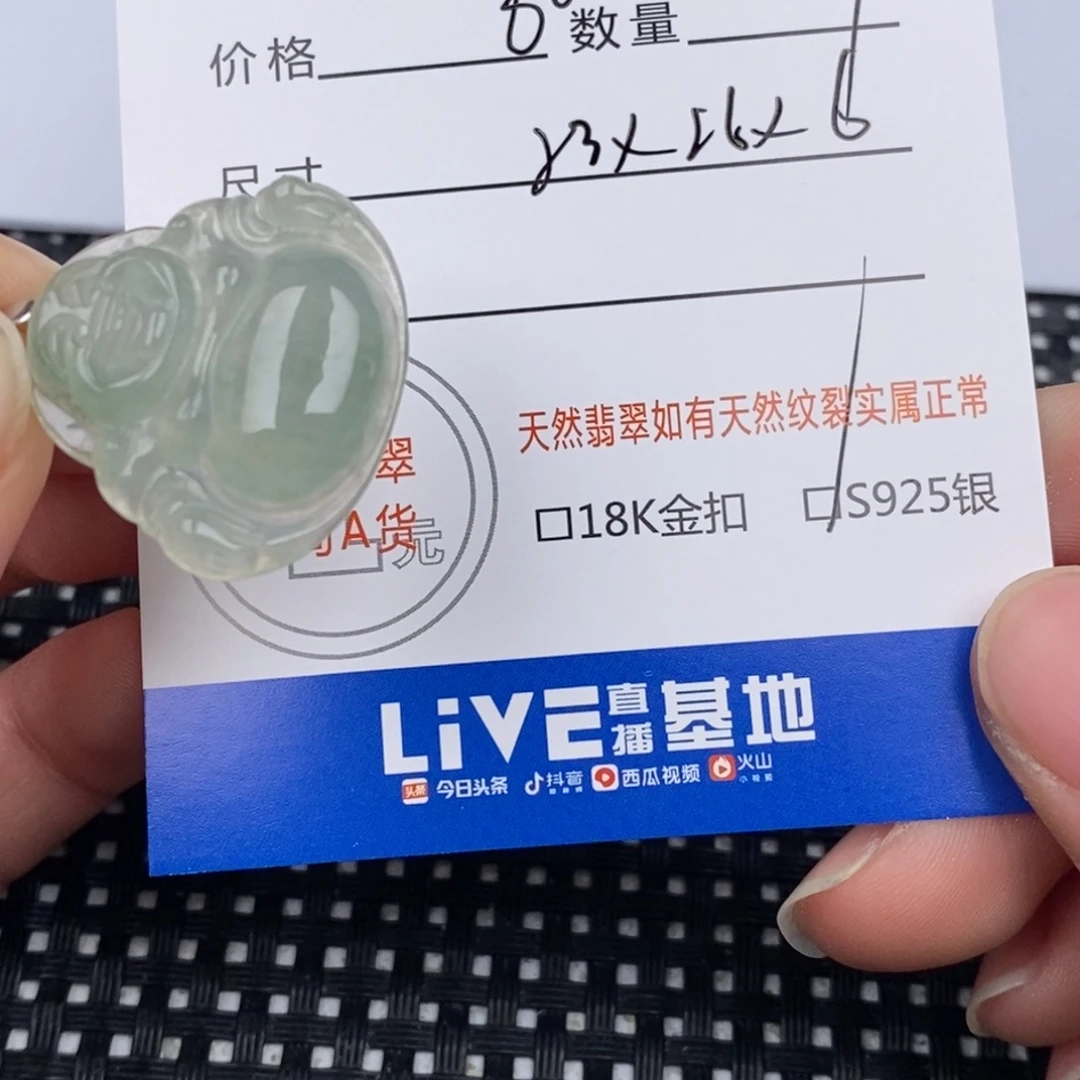 翡翠银S925镶嵌颈饰