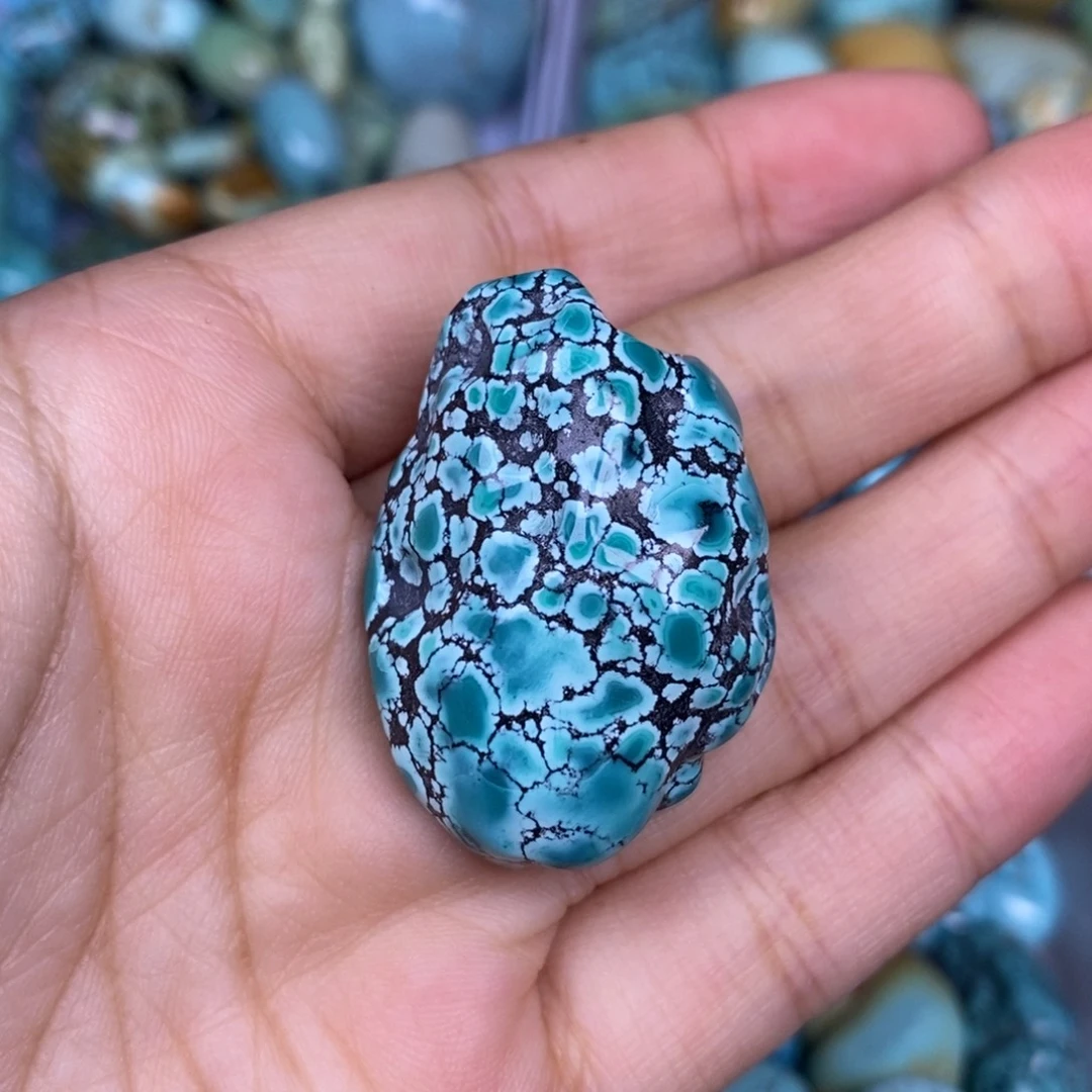 绿松石未镶嵌挂件