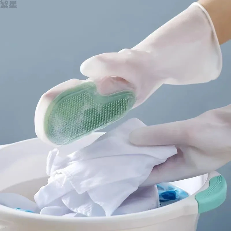 【包邮福利】魔术刷洗碗手套去污清洁防滑刷碗厨房防水硅胶洗碗刷