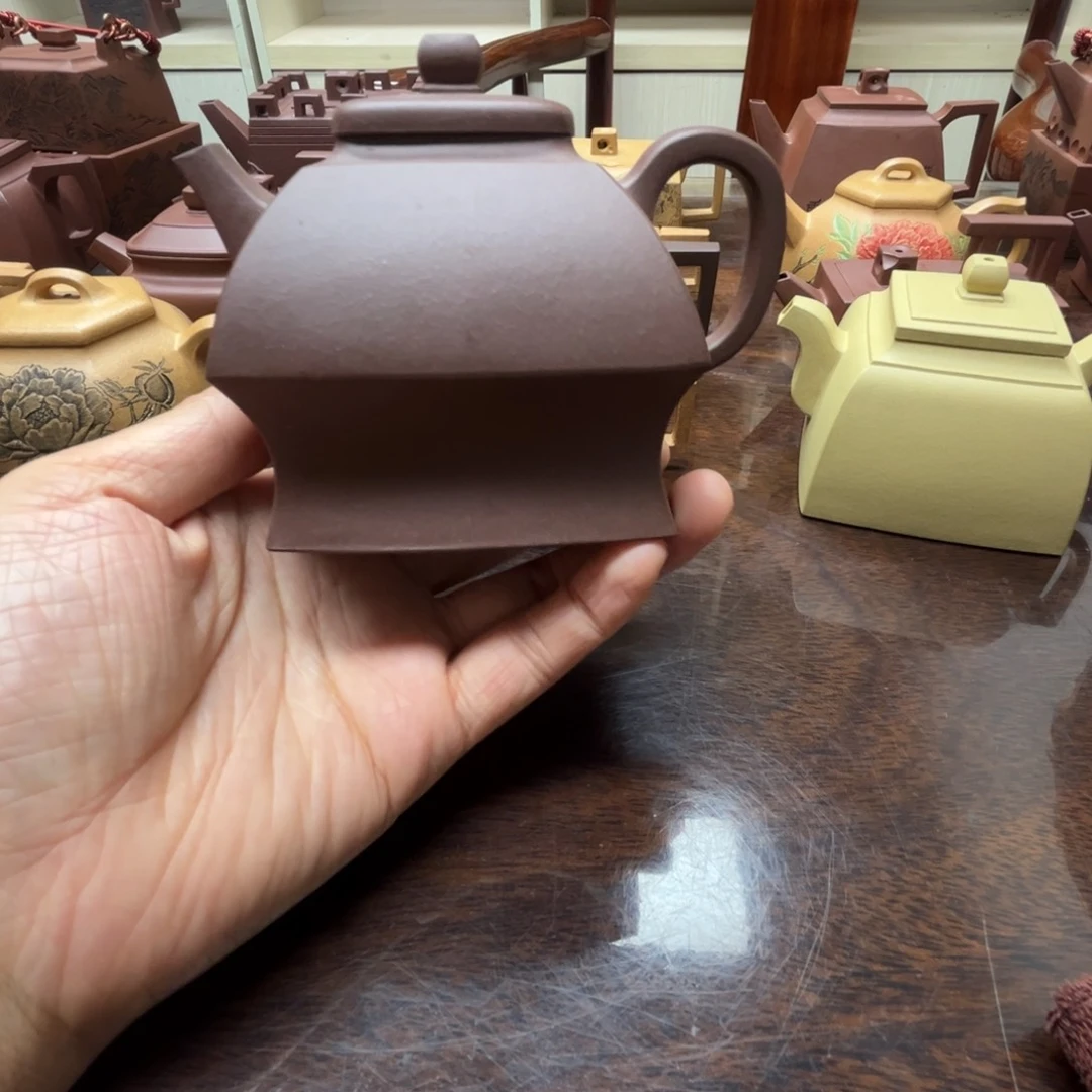 茶壶紫砂紫泥孤品220c c