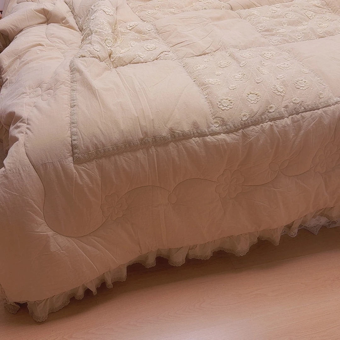 棉青睐咖色被子200×230