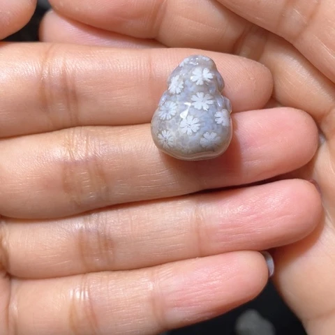 【闪购商品】硅化玉吊坠(不含链)未镶嵌