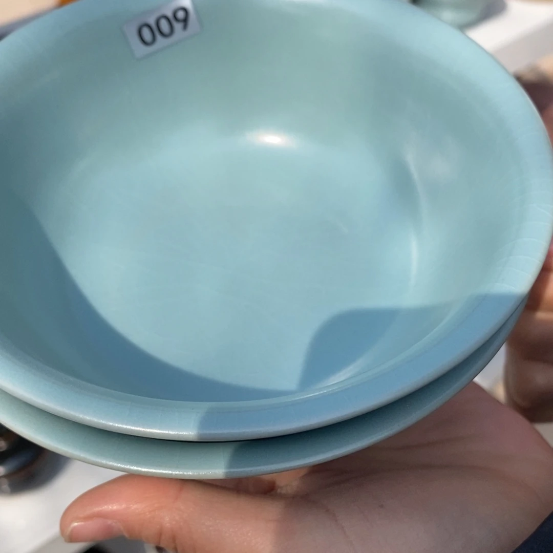 摆件当**月抱朴汝瓷仿古微瑕