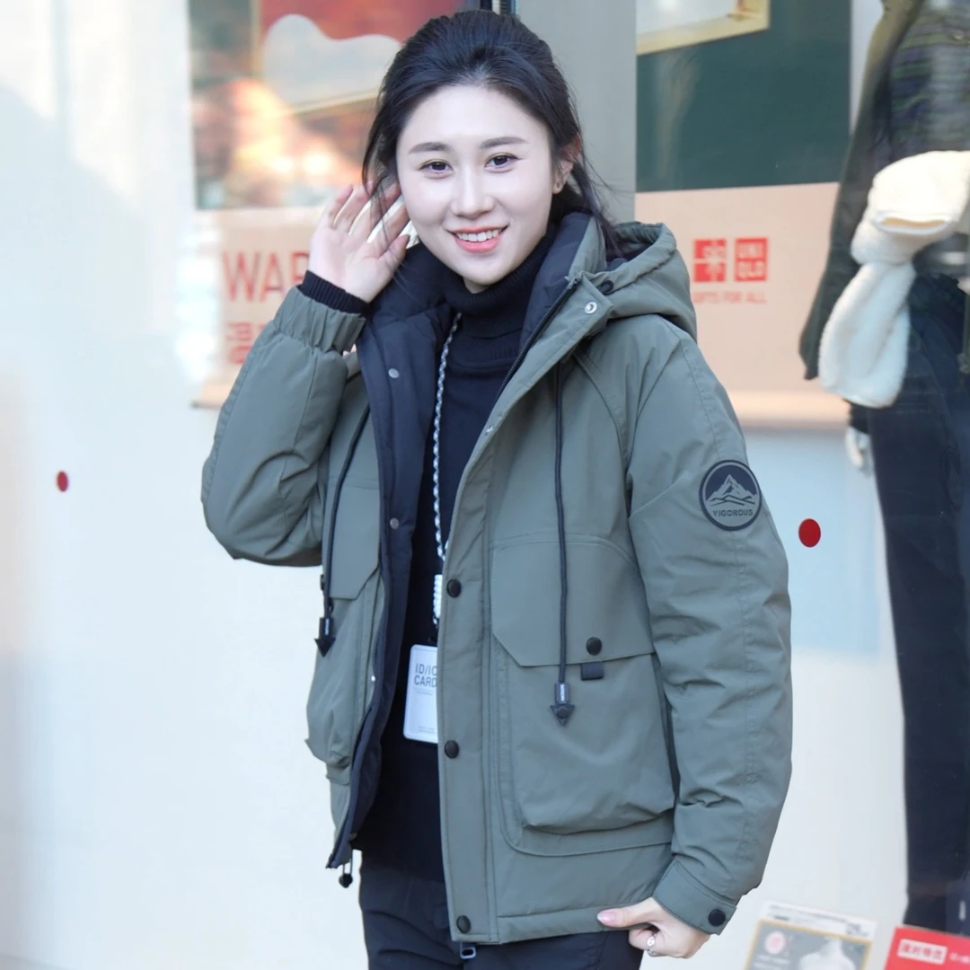 【羽|绒|服】2025男士冬季新款连帽外套保暖休闲上衣服加厚秋冬潮流