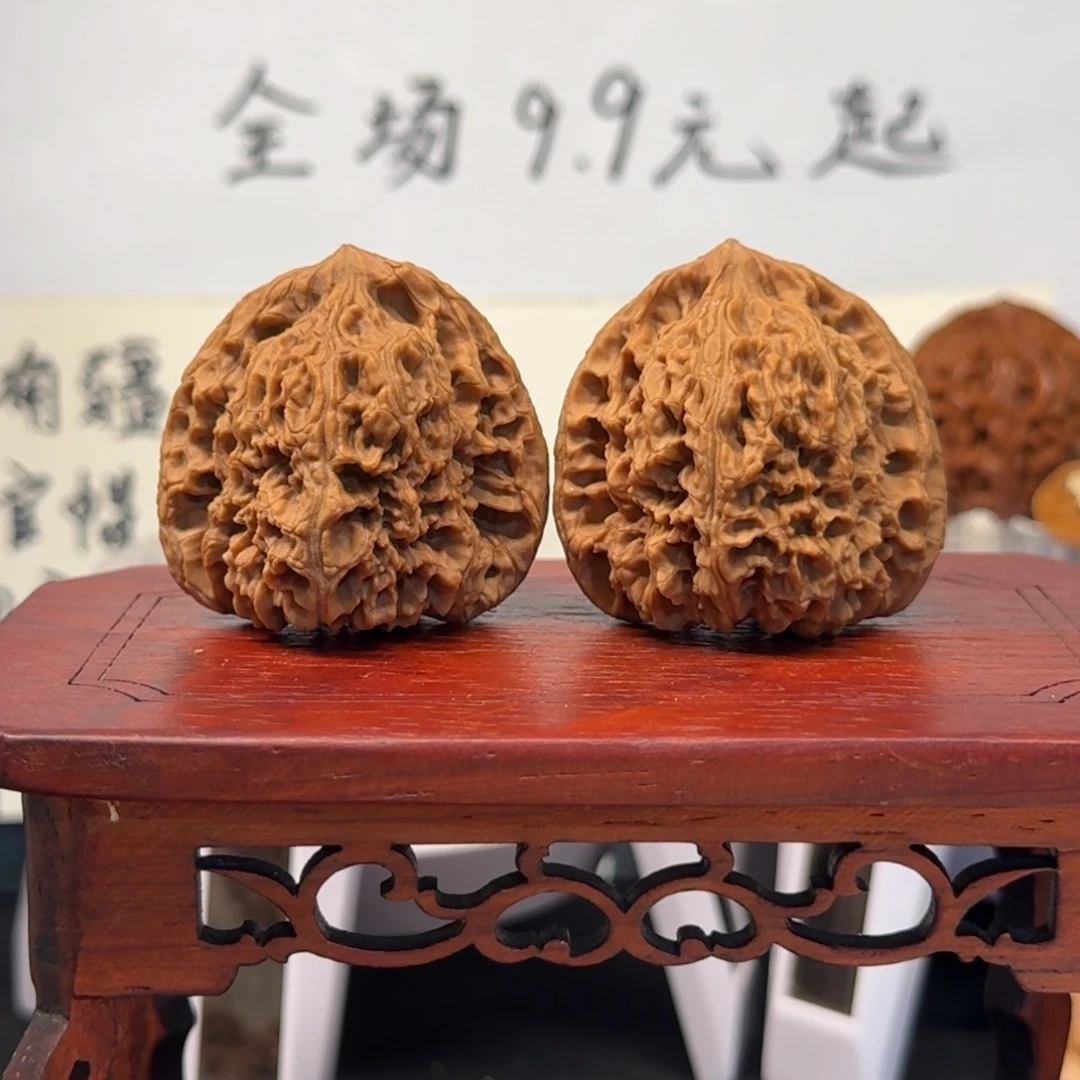 把件文玩核桃41号南疆边42肚38高42全品无药无修原生态