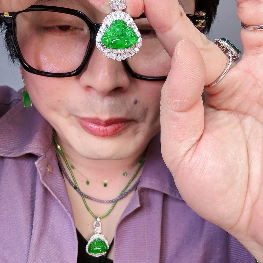 翡翠颈饰未镶嵌一个