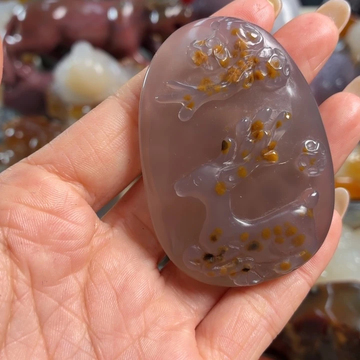 玛瑙/玉髓未镶嵌吊坠(不含链)