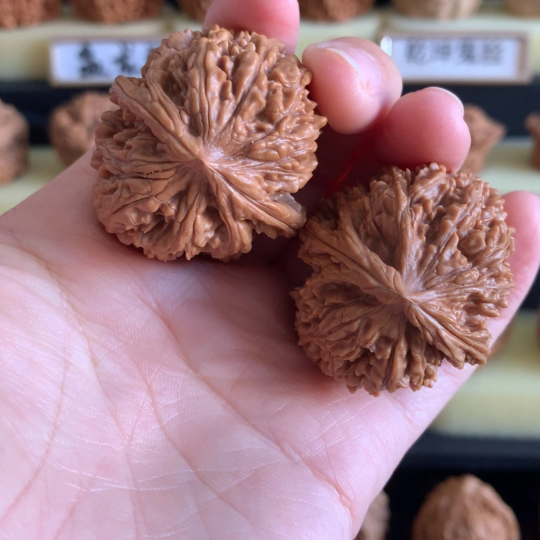 文玩核桃把件文玩核桃野生果36+