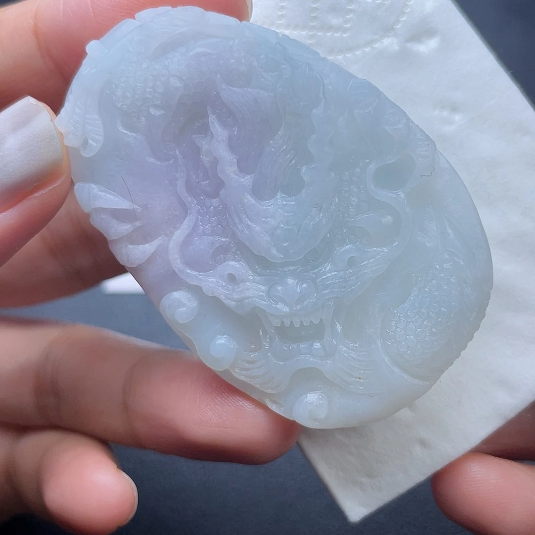 定制翡翠未镶嵌翡翠吊坠