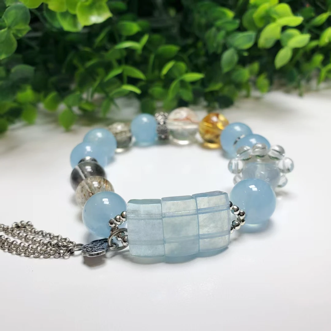 S386【赵小姐】海蓝宝手链