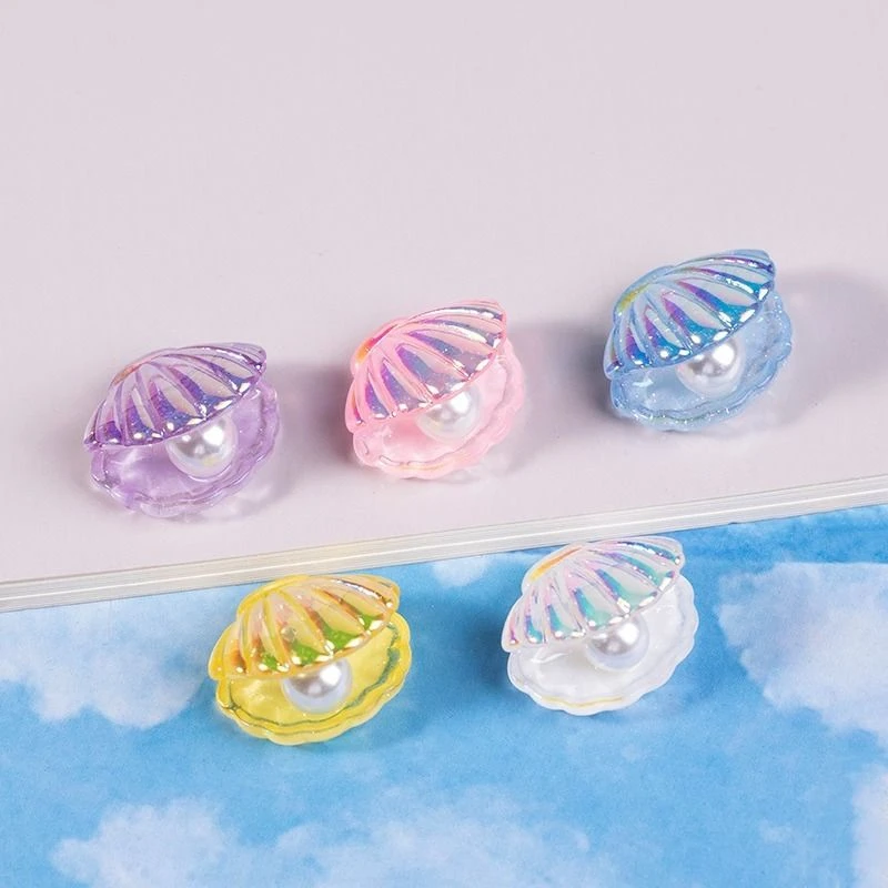 【7.3万人收藏】树脂配件闪光极光仿真立体珍珠-diy奶油胶手机壳装