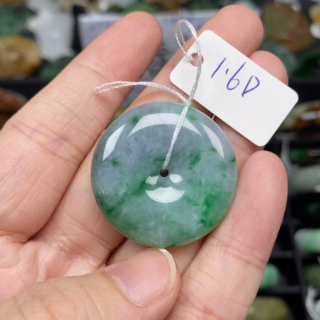 翡翠项链未镶嵌平安扣13号