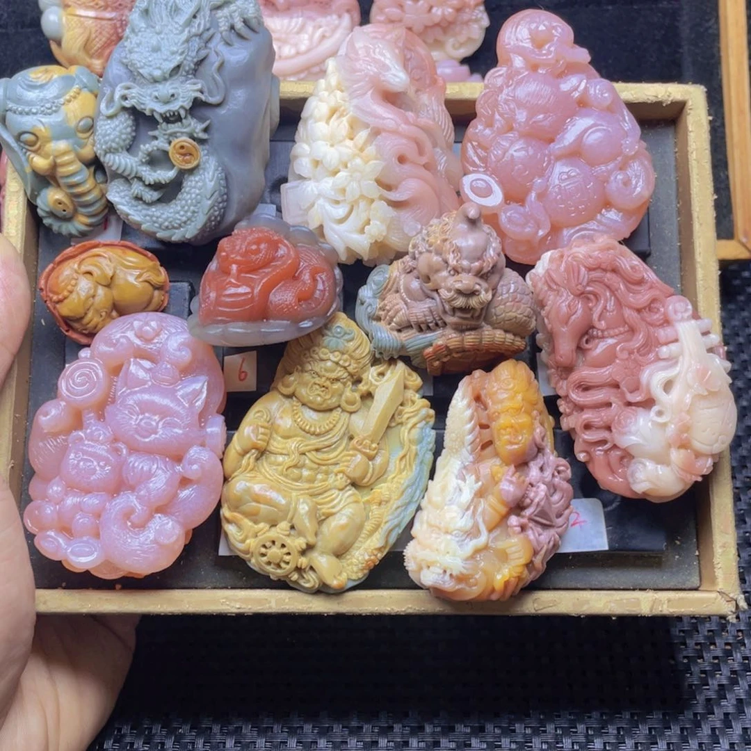 南***）玛瑙/玉髓未镶嵌珠宝半成品