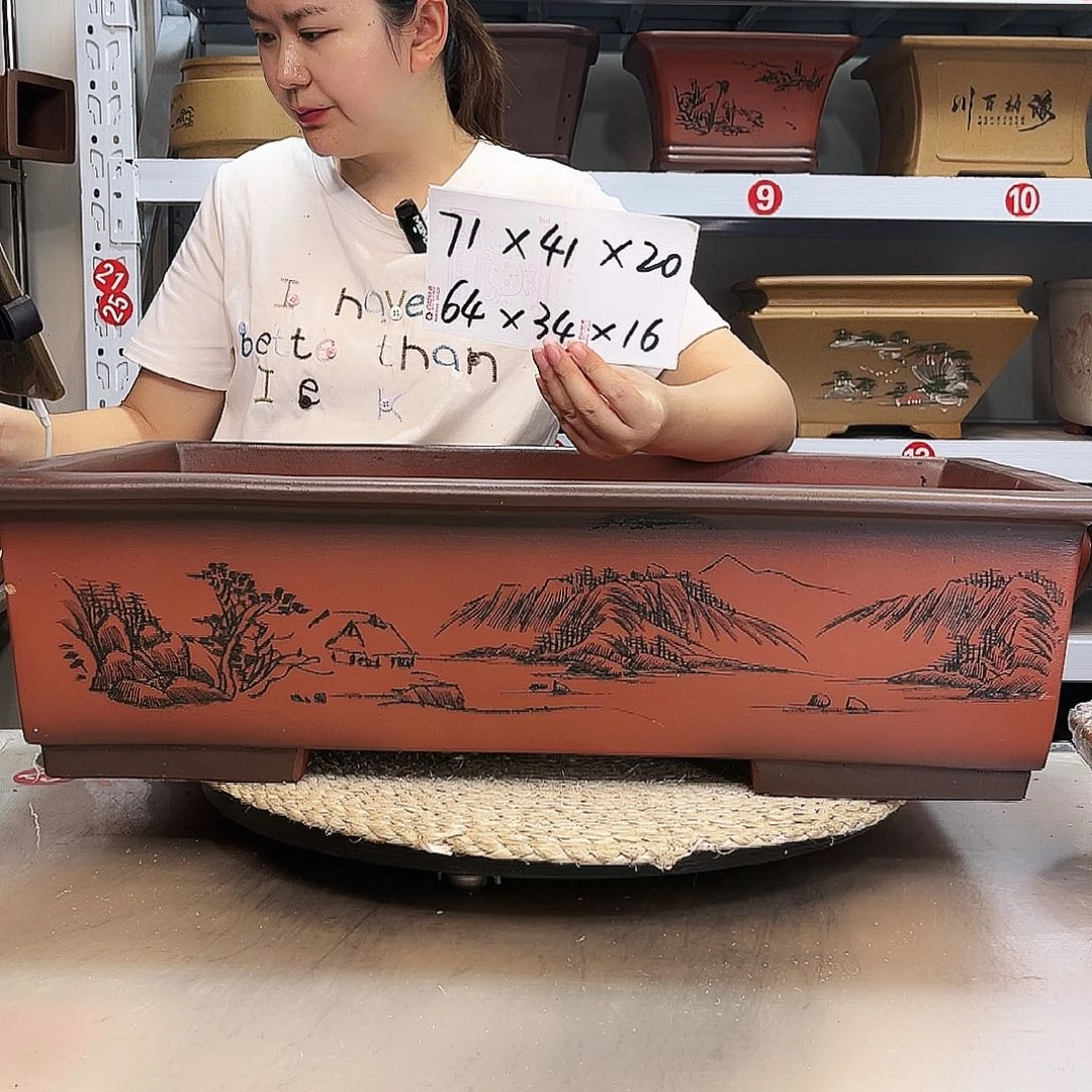 紫砂花盆紫砂花盆