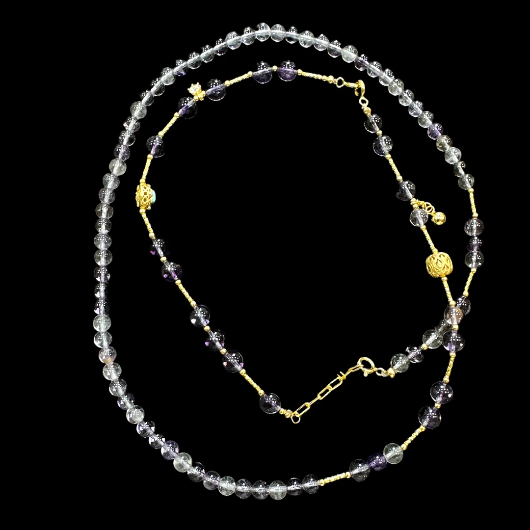 9834超七水晶项链（多样性，发一），