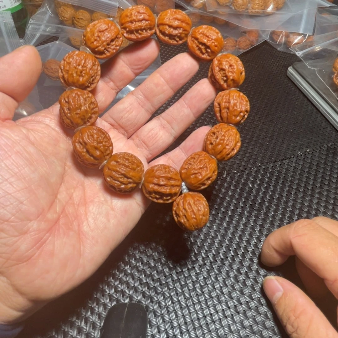 手串文玩核桃火焰纹京八棱20