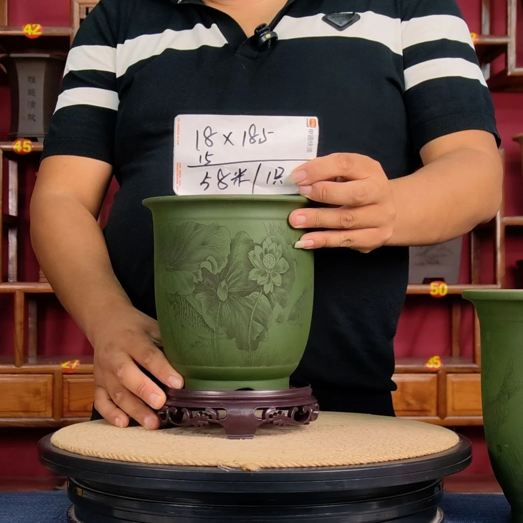 紫砂花盆紫砂花盆