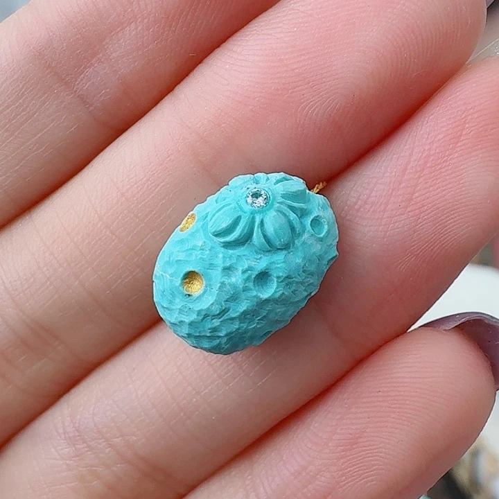 绿松石未镶嵌珠宝奇石