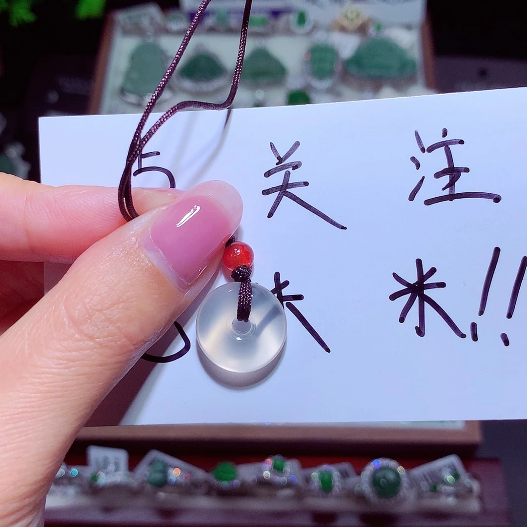 翡翠未镶嵌颈饰天然